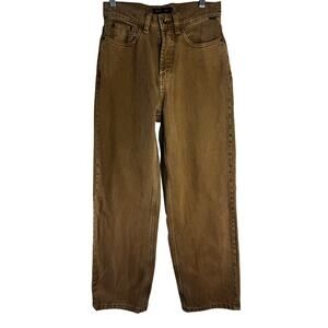 Vans Check-5 Baggy Denim Pants Sepia Brown size 27